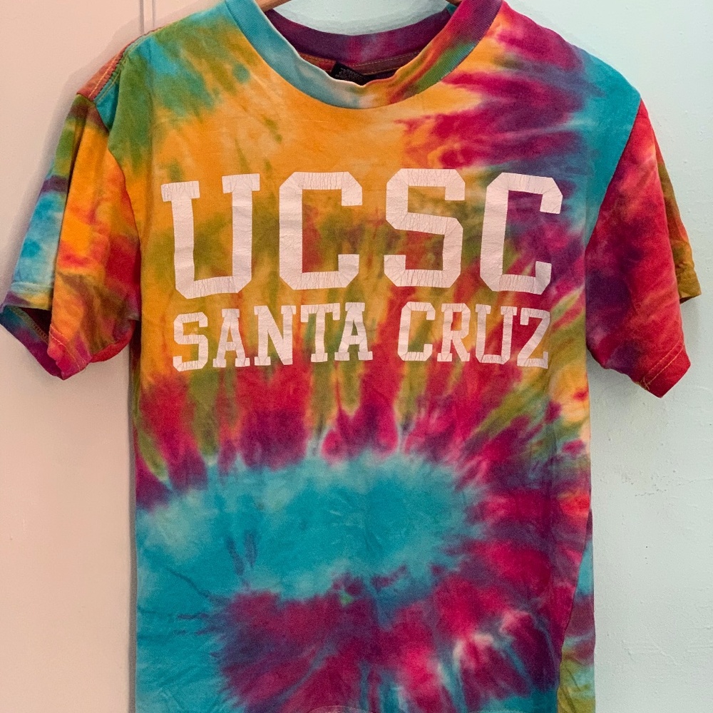 MV Sport UCSC Santa Cruz Tie Dye T-shirt, Small